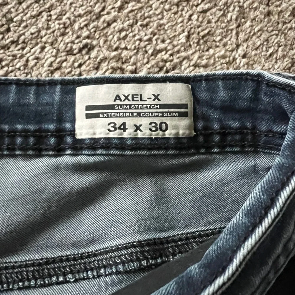 Buffalo David Bitton Jeans Slim Stretch Comfort Fit Blue Wash Mens Size‎ 34x30
